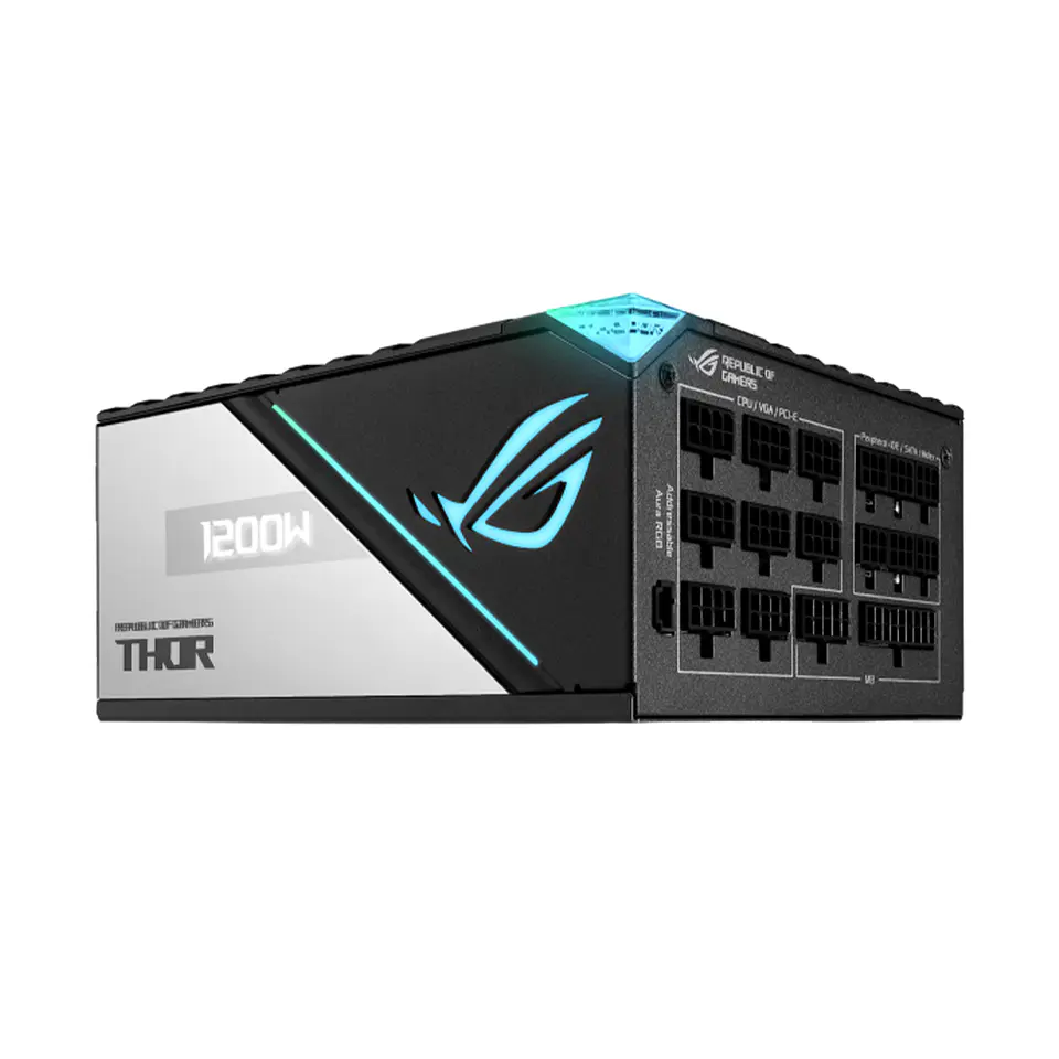 Fuente de Poder Asus Rog THOR 1200W Platinum II, LCD OLED 7