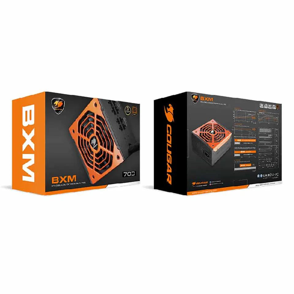 Fuente de Poder Cougar BXM 700W 80 PLUS BRONZE 9