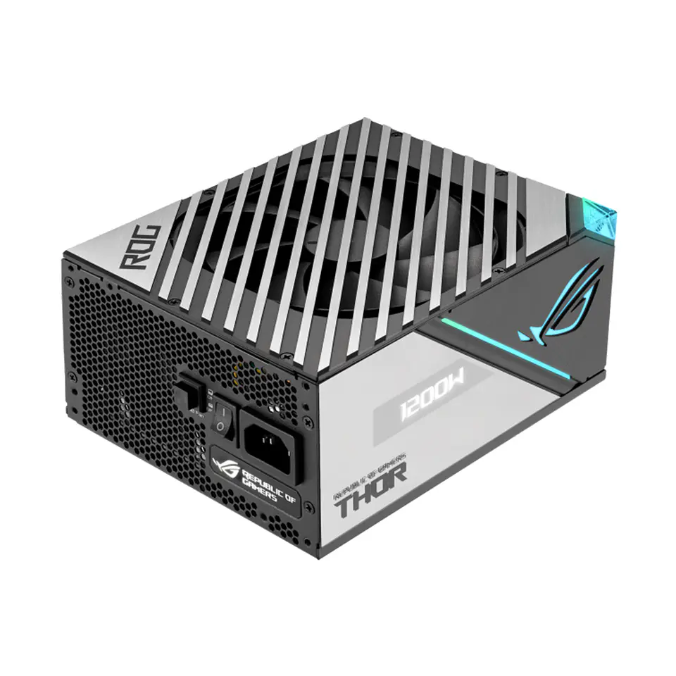 Fuente de Poder Asus Rog THOR 1200W Platinum II, LCD OLED 9