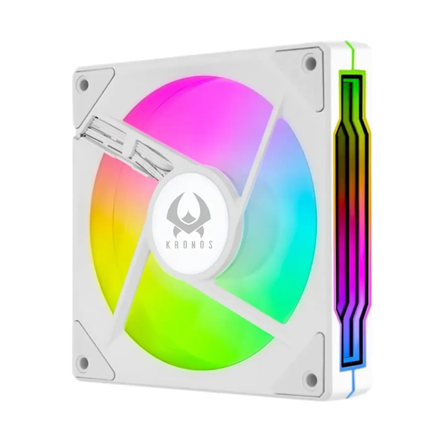Ventilador Gabinete PC Kronos Eurus, ARGB, 120mm, PWM, White 2