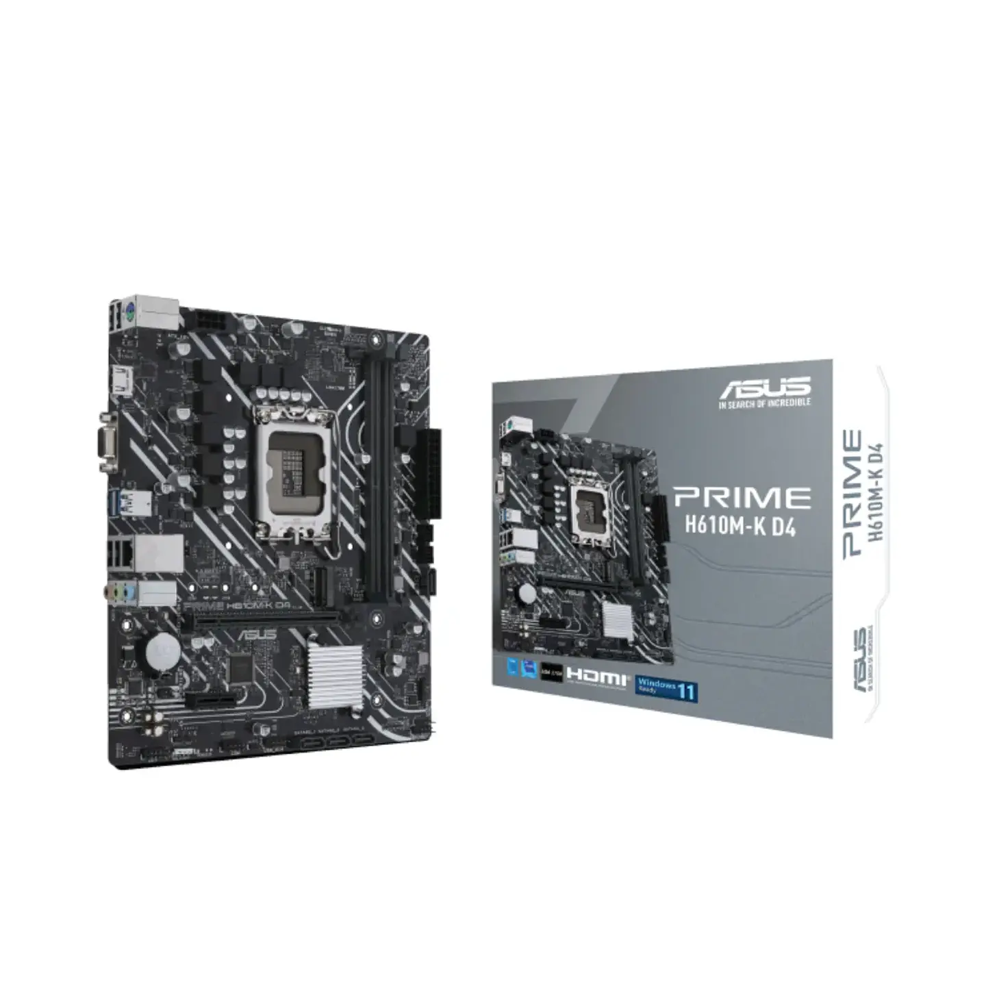 Placa Madre Asus Prime H610M-K D4, LGA1700, DDR4, MicroATX 1
