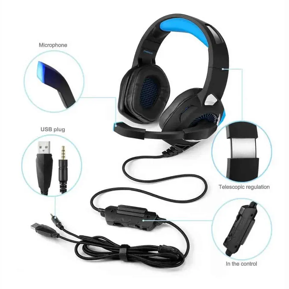 Audífonos Gamer Kotion Each G6300 - Pc, Ps4, Xbox One 4