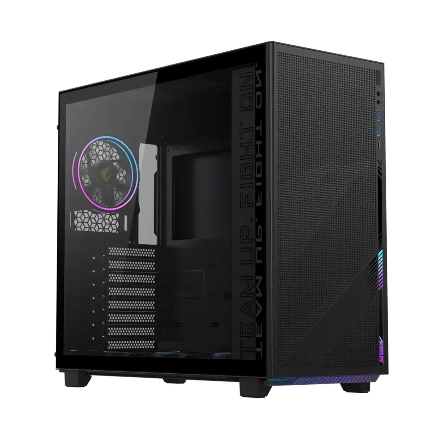Gabinete Gabinete Aorus C400 GLASS ATX, Vidrio Templado, 4 Fan 1