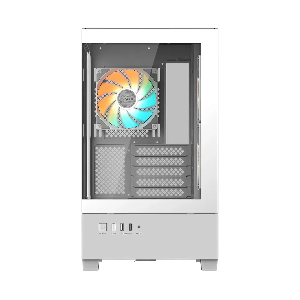 Gabinete Gigabyte C201 ICE Panoramic mATX Vidrio Templado 3fan 3
