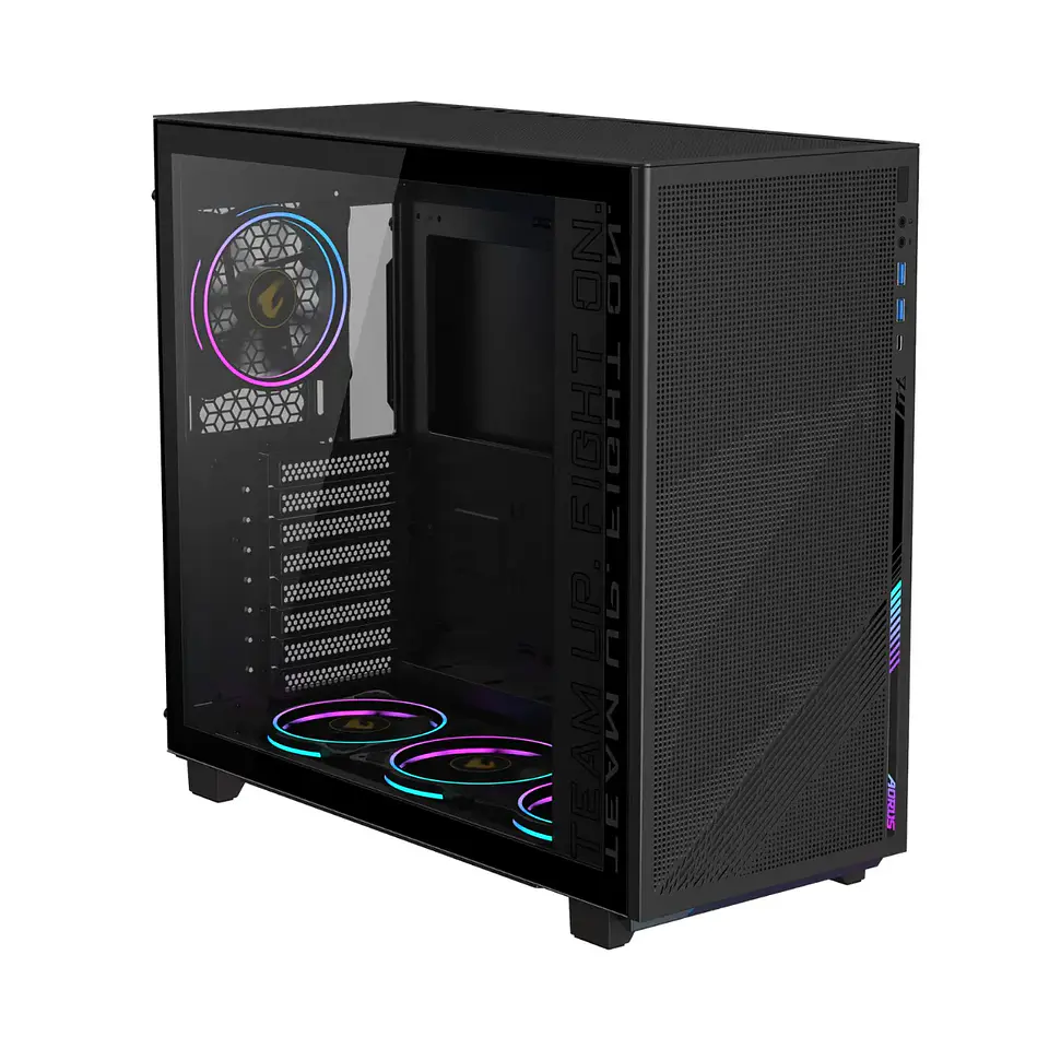 Gabinete Gabinete Aorus C400 GLASS ATX, Vidrio Templado, 4 Fan 3