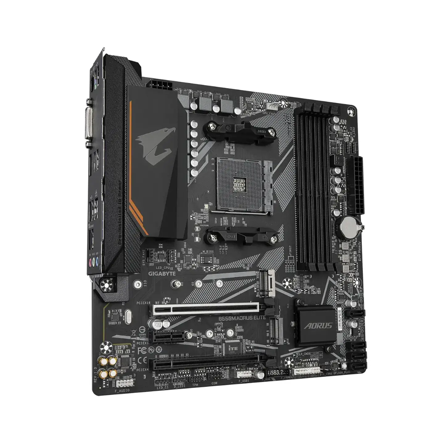 Placa Madre Aorus B550M Elite AM4 DDR4, M.2, mATX 3