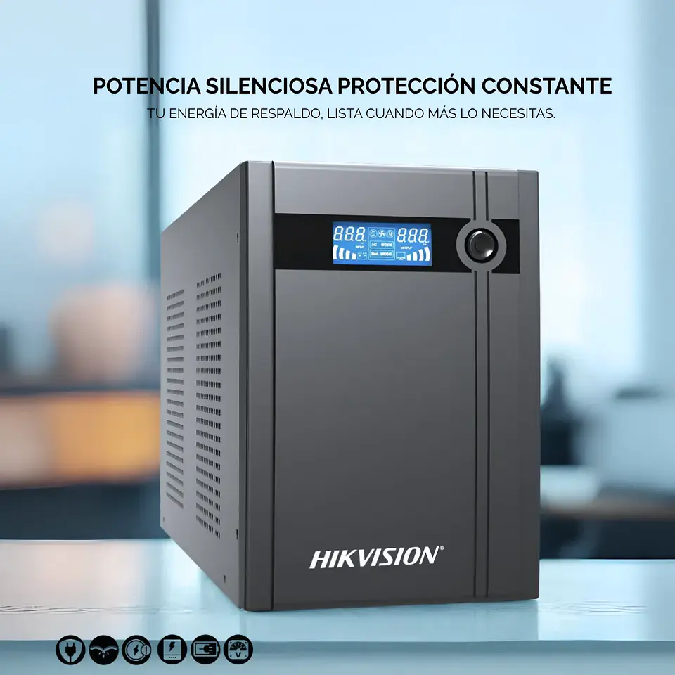 UPS HIKVISION DS-UPS3000 Interactiva 3000VA / 1800W 2