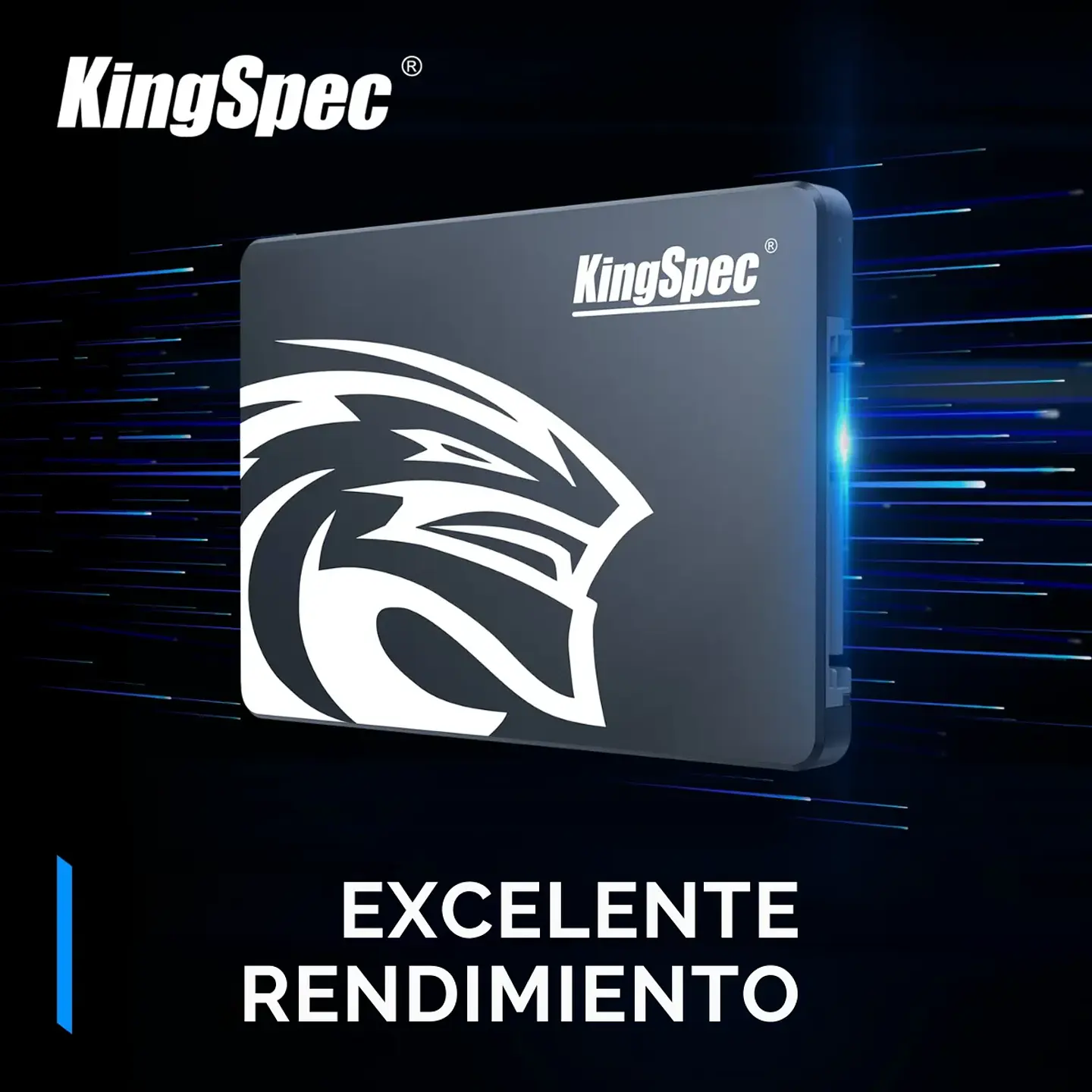 Unidad SSD KingSpec P3 256GB, 2.5 SATAIII, 580 MB/s 2