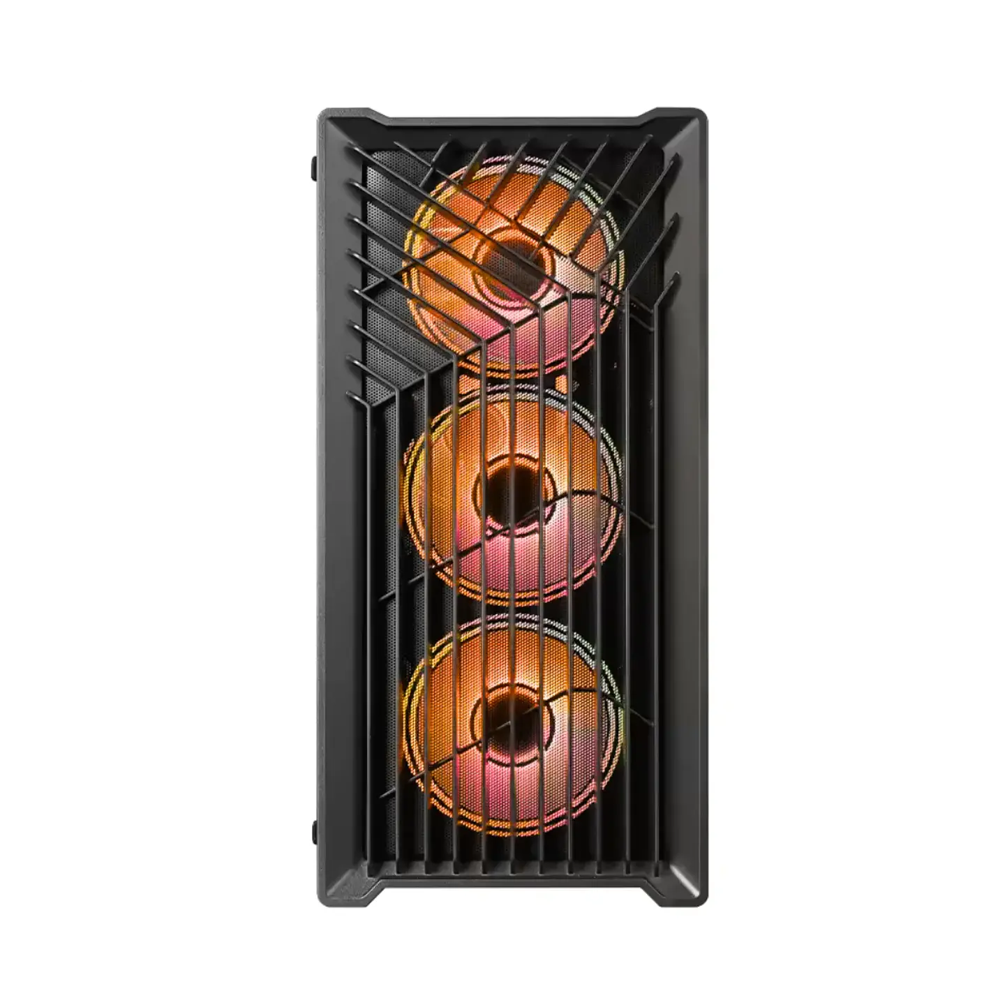 Gabinete Kronos Wind Vidrio templado, RGB, 3Fan mATX, Negro 3
