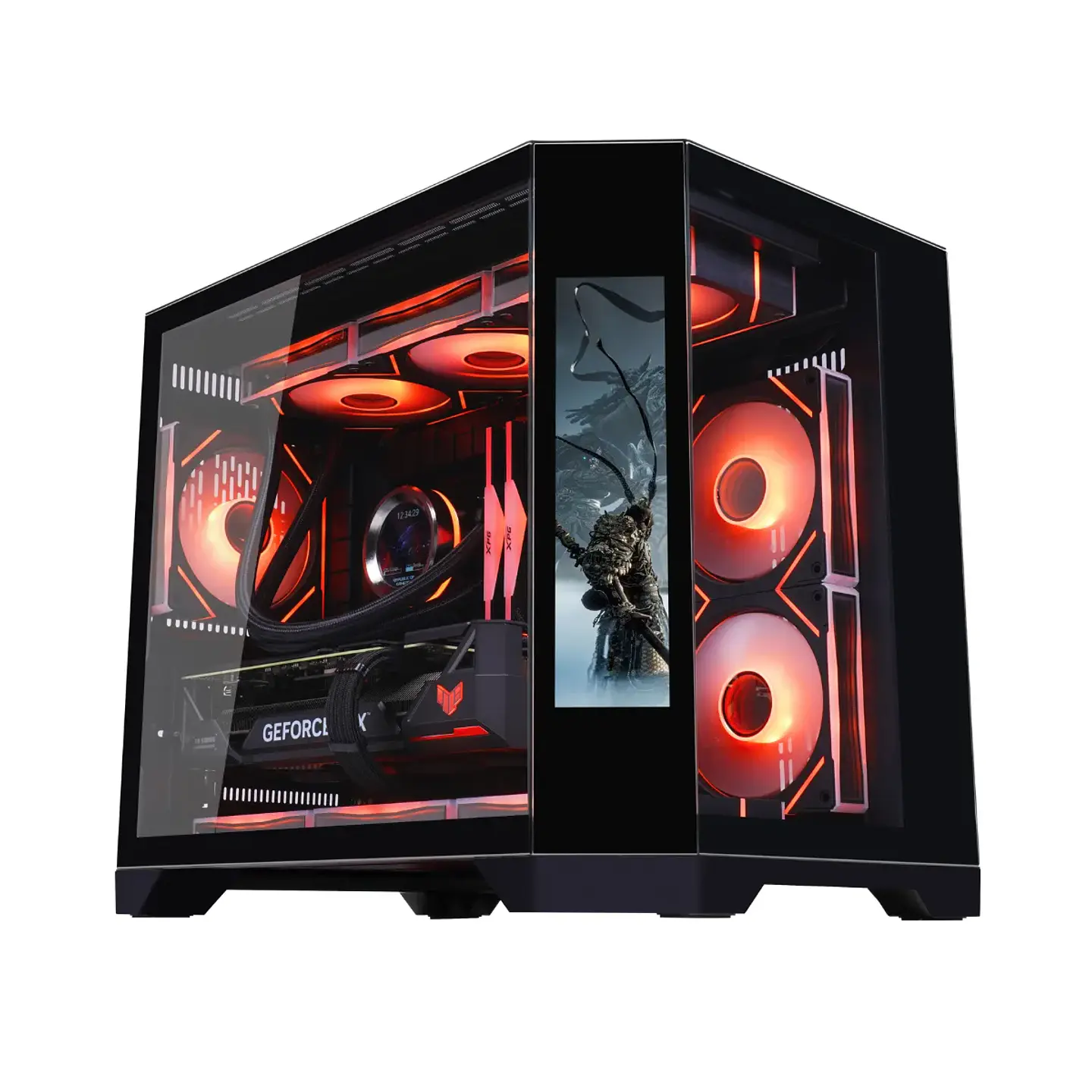 Gabinete Kronos Dreamer Pantalla LED Micro-ATX Vidrio Temp USB 3.0 1