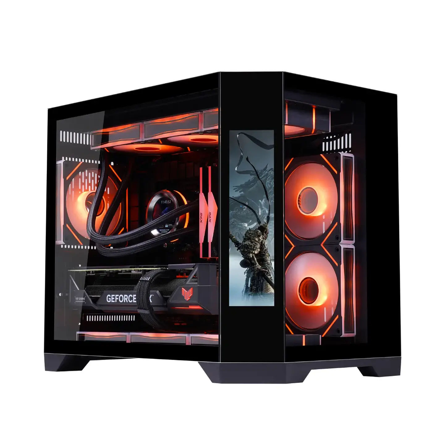 Gabinete Kronos Dreamer Pantalla LED Micro-ATX Vidrio Temp USB 3.0 2