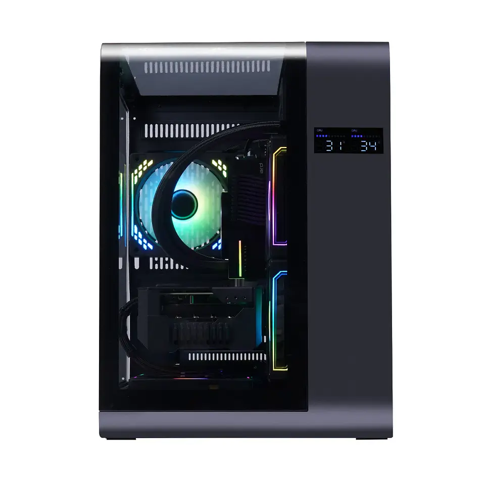 Gabinete Kronos Wentian RGB MATX, Vidrio Templado, USB 3.0 2