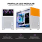 Gabinete Kronos Magic Pantalla Modular mATX USB 3.0 Vidrio Blanco - Miniatura 5