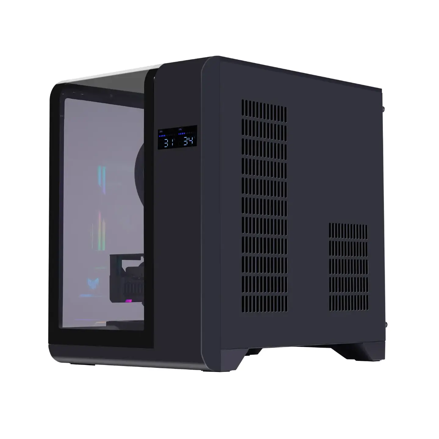Gabinete Kronos Wentian RGB MATX, Vidrio Templado, USB 3.0 4