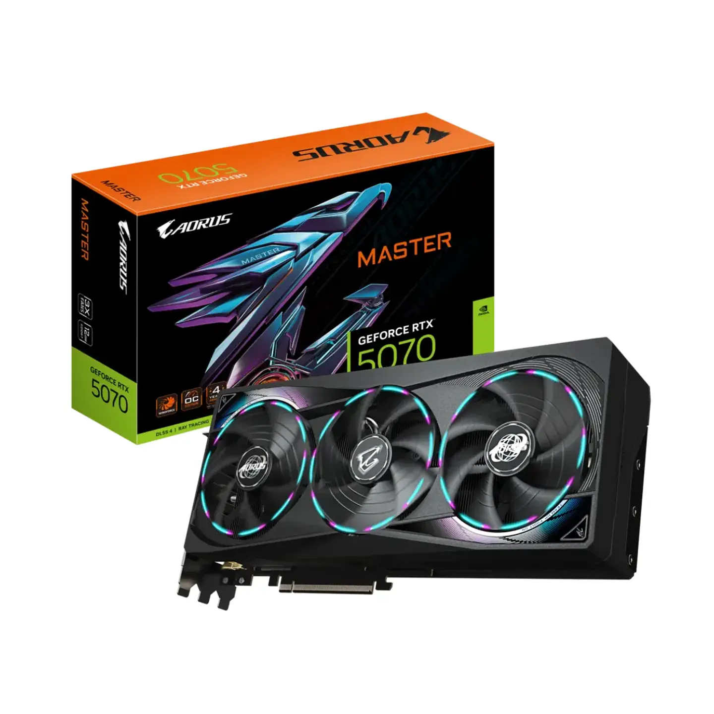 Tarjeta de Video Aorus RTX 5070 Master 12GB GDDR7 PciE-5 1