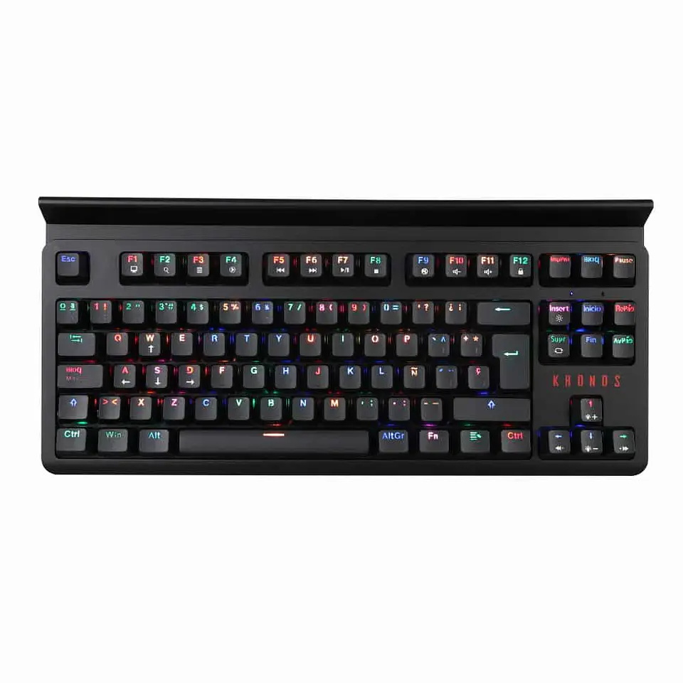 Teclado gamer mecánico Kronos Dual Blade, conexión USB e inalámbrica, RGB 1