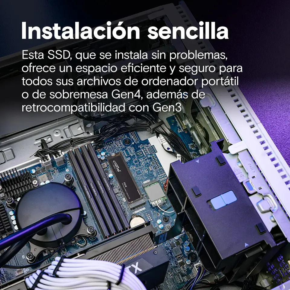 Unidad SSD Crucial P310 1TB NVMe M.2 PCIe 4.0, 7100 MB/s 4