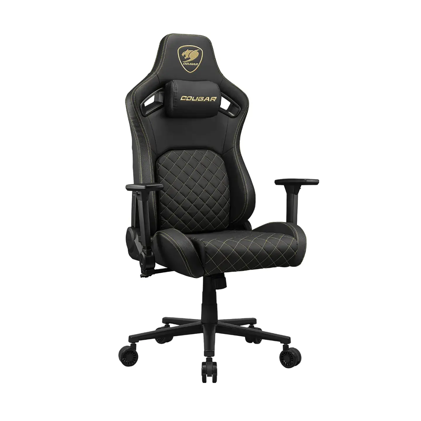 Silla Gamer Gougar Defensor Gold Brazos 4D 155°, Lumbar PushBack 2