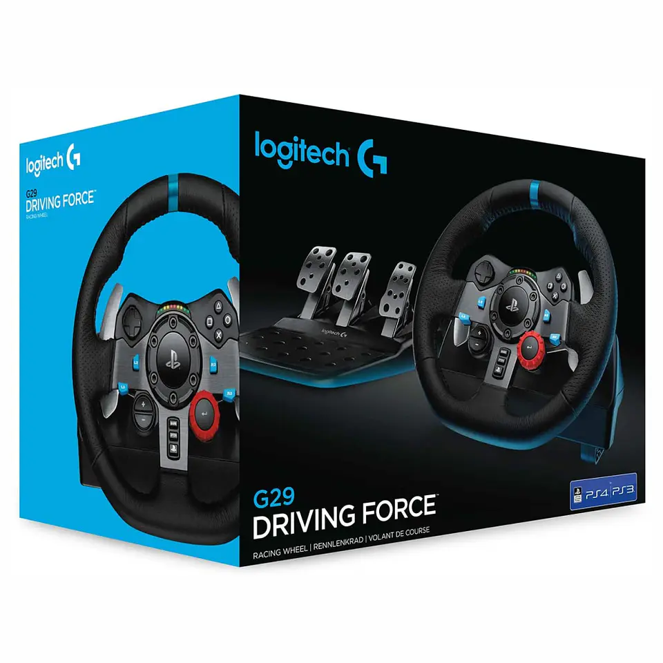 Volante para juegos de carrera Logitech G29 para Ps5, Ps4, Ps3 y PC 7