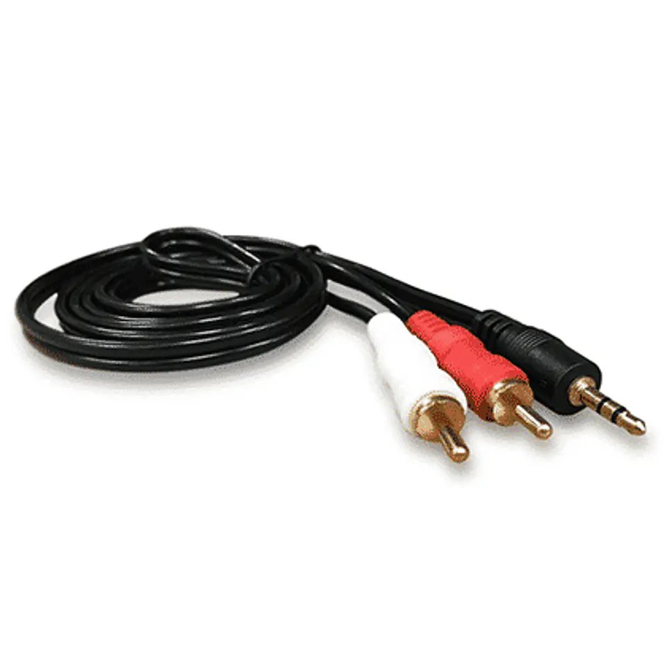 Cable Audio Plus 3.5mm Plug A Rca 1.5m (cable 2X1) 1