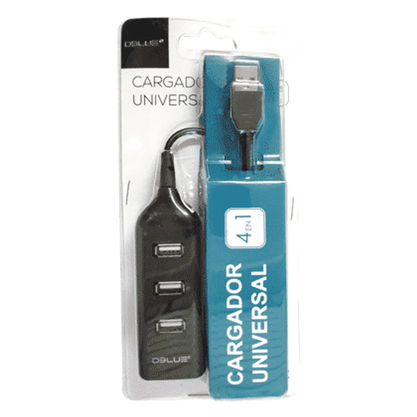HUB - Cargador universal 4 puertos en 1 Dblue (DBHUB059) 1
