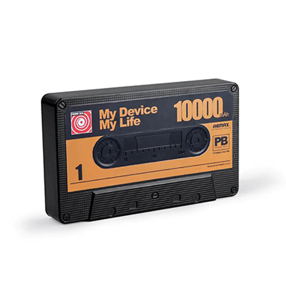 POWER BANK VINTAGE CASSETTE 10.000MAH NJOYTEC (NJ-TAPE10P) 1