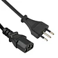 Cable de Poder para PC 1.8Mts Cobre C13 3Am/5Amp 220V Nacional - Miniatura 1