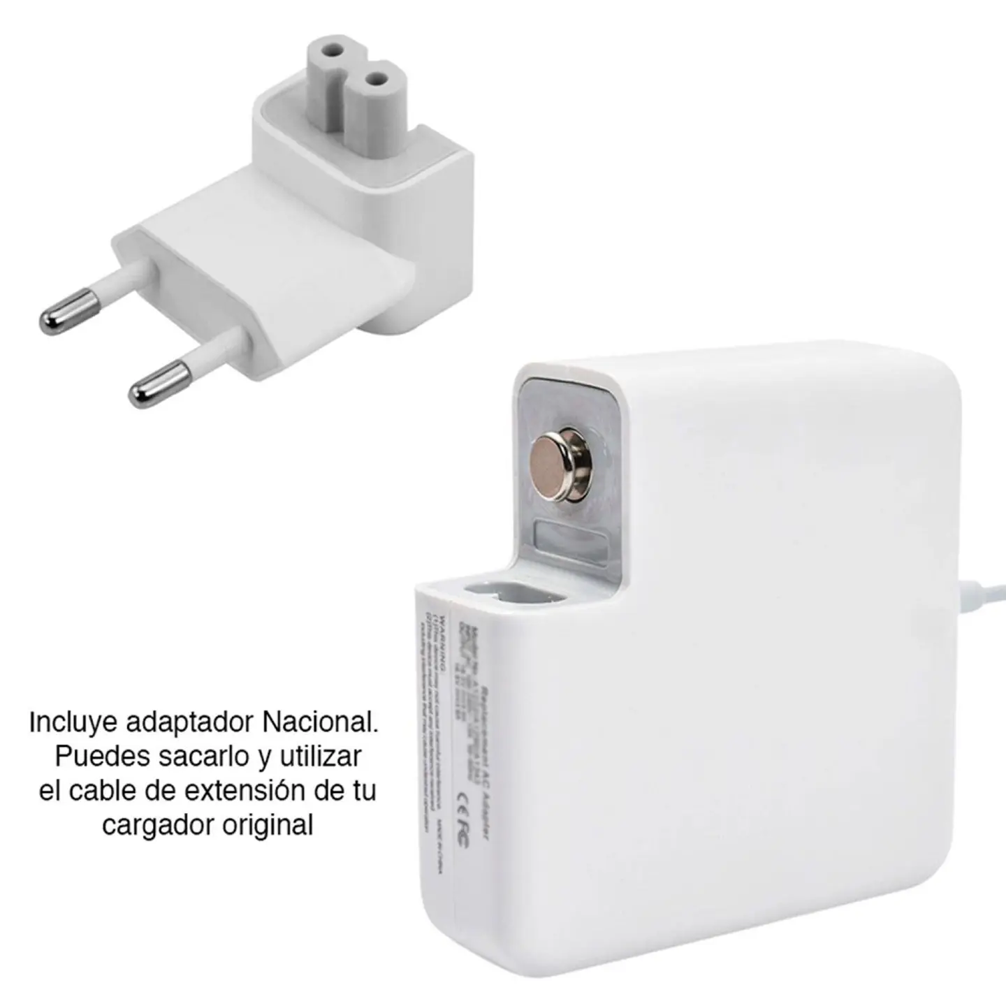 Cargador para Macbook Pro Magsafe 16.5v, 3.65a, 60w 2