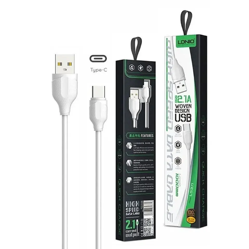Cable USB a C -Ldnio LS371 tipo C - 1m 2