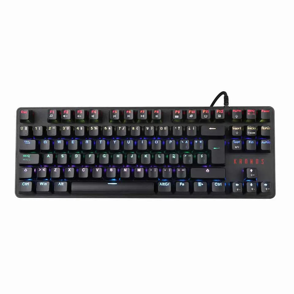 Teclado gamer mecánico Kronos Blade, conexión USB, full anti-ghosting, RGB 1