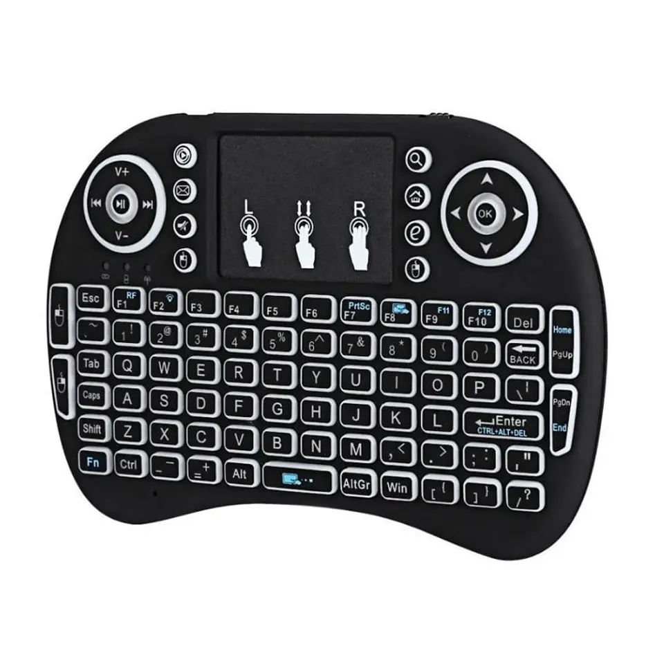 Teclado Inalambrico Smart Tv Box Pc, Control Tv 1