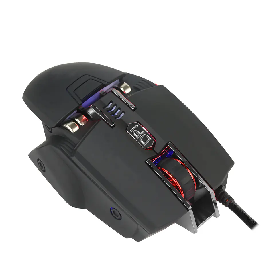 Kit Mousepad Y Mouse Gamer Led Óptico 7 Botones 3200dpi 5
