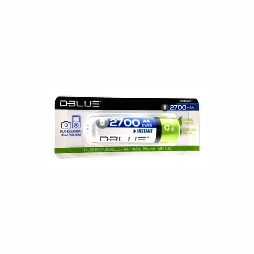 Pila recargable Dblue AA de 2700mAh - niquel (DBPR2700T) 2