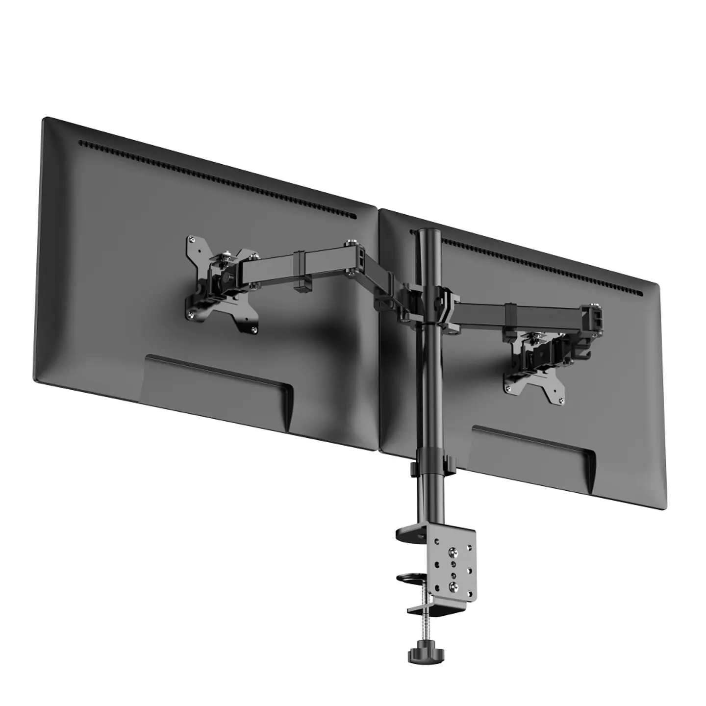 Soporte Doble 2 brazos para Monitor, ajustable base escritorio, 13