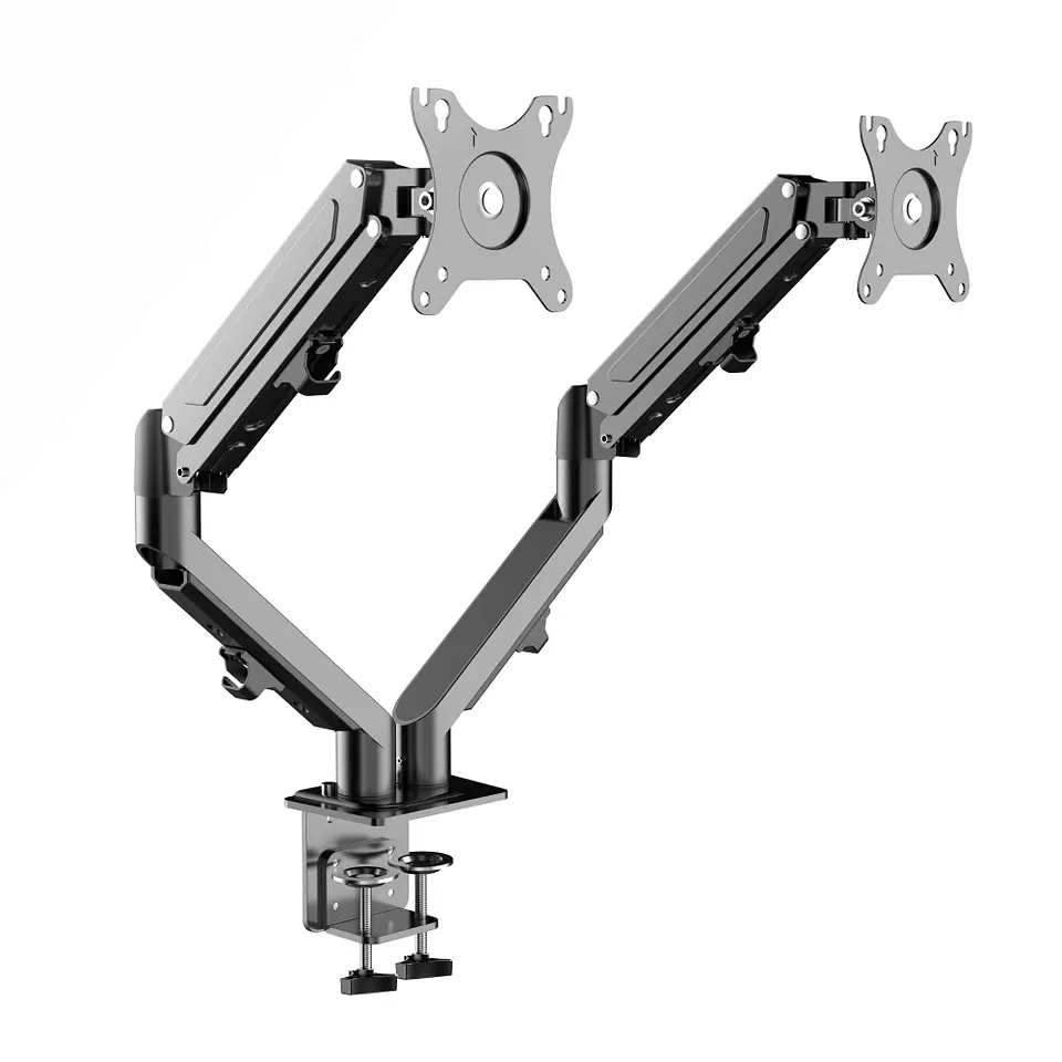 Soporte para Doble Monitor con Neumático, 10