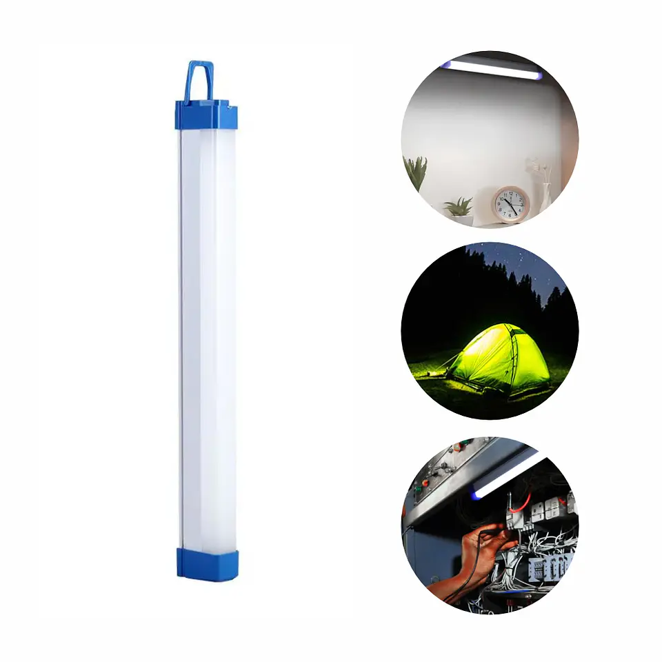 Barra de luz led recargable multitarea para casa, camping, fotografía (52cm, 650 1