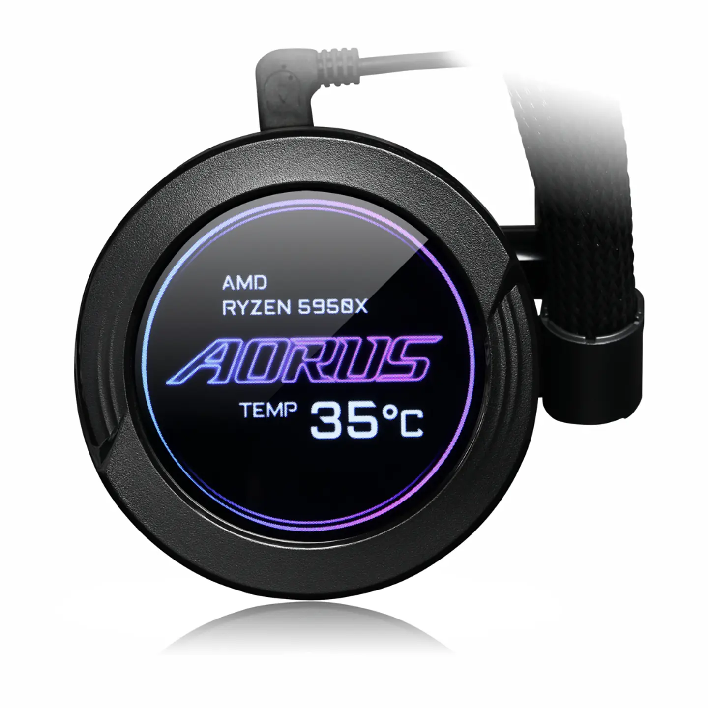 Refrigeración Líquida Aorus WaterForce X 360, LCD Circular, RGB Fusion 2.0, Vent 4