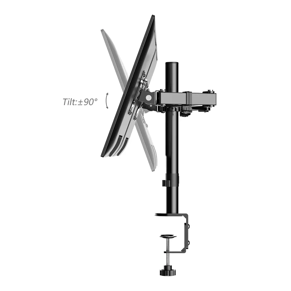 Soporte Doble 2 brazos para Monitor, ajustable base escritorio, 13
