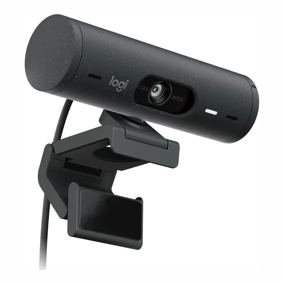 Cámara Web Logitech Brio 500, Full HD 1080p, Micrófono Integrado, USB-C, Grafito 4
