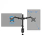 Soporte Doble 2 brazos para Monitor, ajustable base escritorio, 13