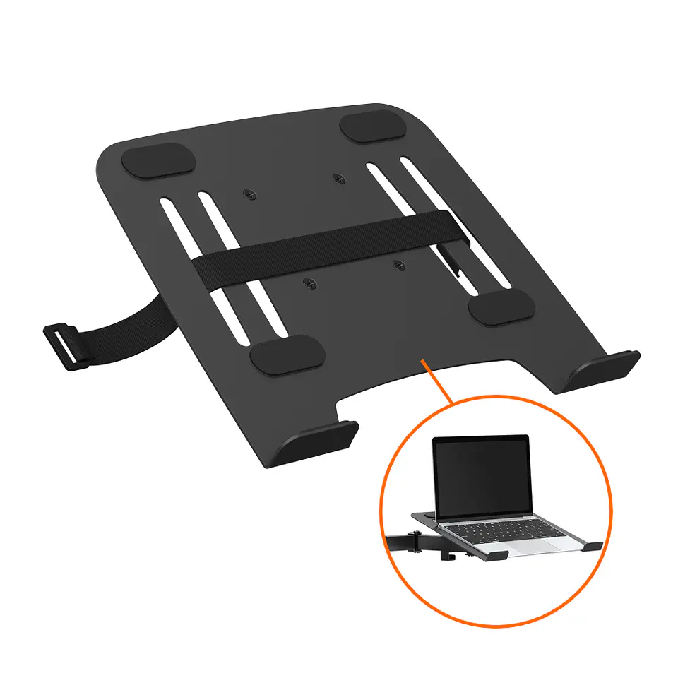 Bandeja de acero para notebook, accesorio de soporte monitor 1