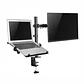 Soporte Doble 2 Brazos Escritorio para Monitor de 13