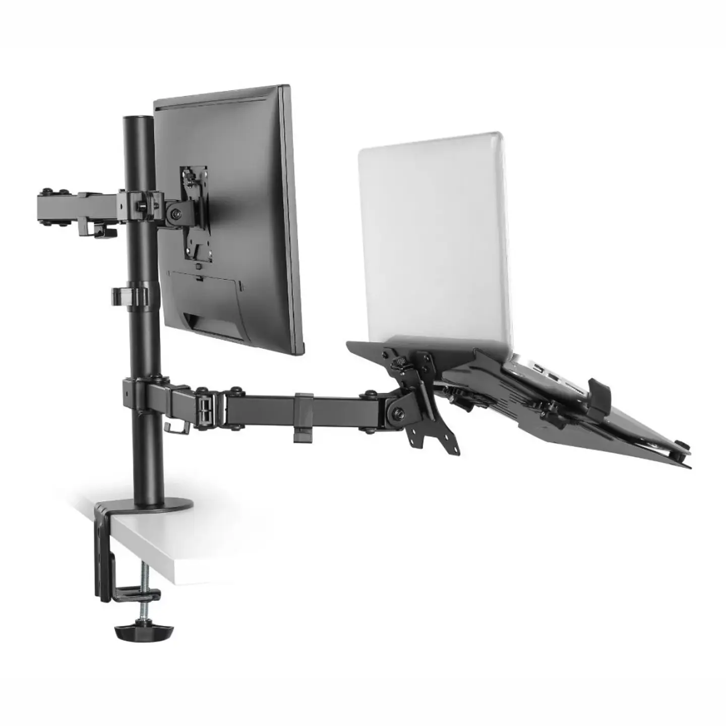 Soporte Doble 2 Brazos Escritorio para Monitor de 13