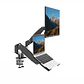 Soporte para Doble Monitor y Notebook con Neumático, 10