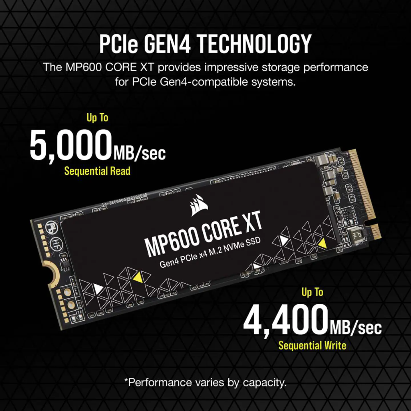 Disco SSD Corsair M.2 NVMe 1TB MP600 CORE XT PCIe 4.0 (Gen4) 5