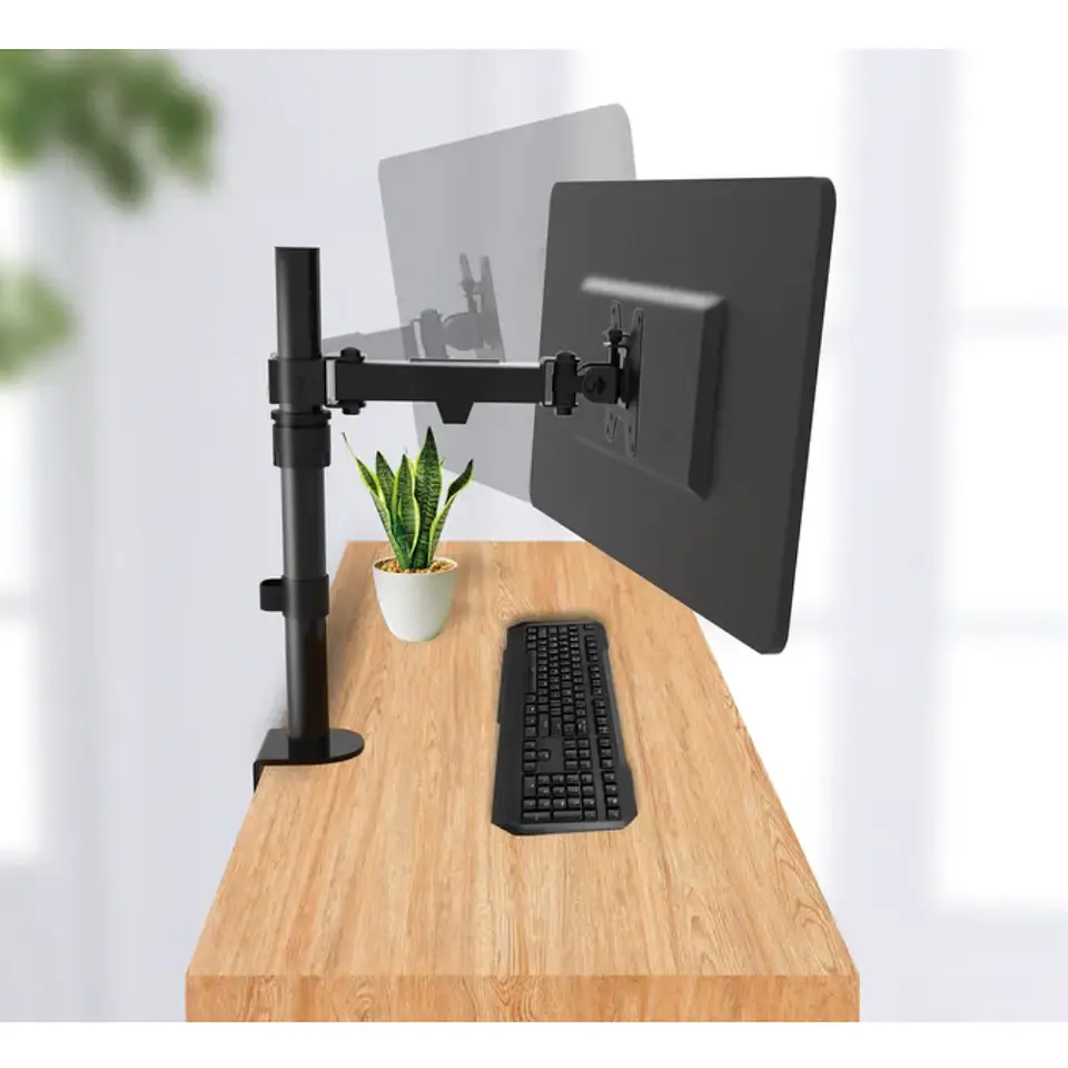 Soporte Monitor articulado con anclaje al escritorio, 13-32 Pulgadas, carga 8kg 6