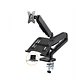 Soporte para Doble Monitor y Notebook con Neumático, 10