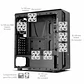 Gabinete Gamer Nox Atom RGB (ATX, Vidrio Templado, Fan 120mm x1) - Miniatura 10