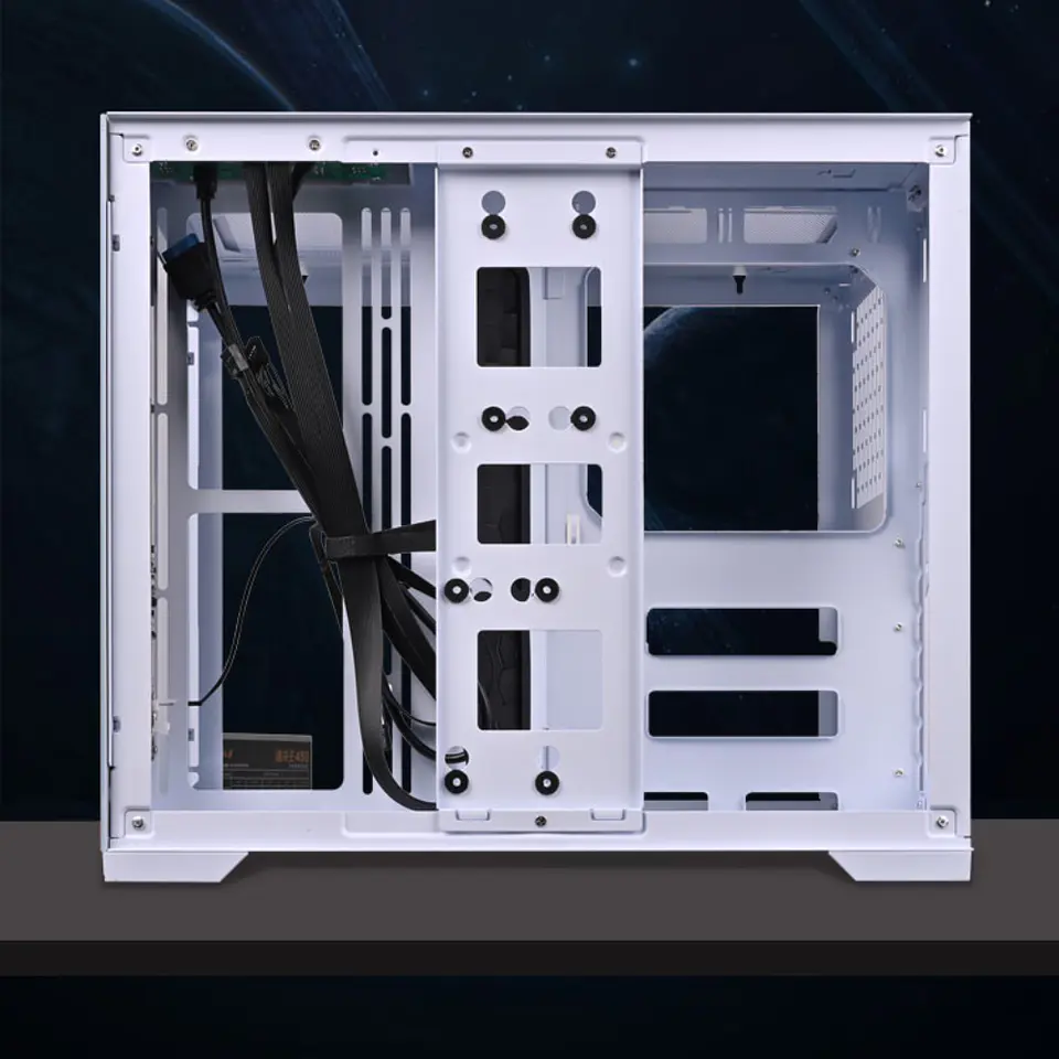 Gabinete Gamer SnowFall con pantalla personalizable (ATX, Vidrio Templado, USB 3 7