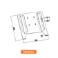Soporte para Doble Monitor y Notebook con Neumático, 10
